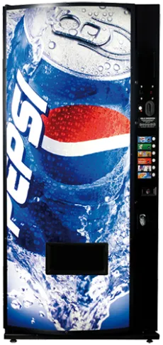 Soft drink vending machine